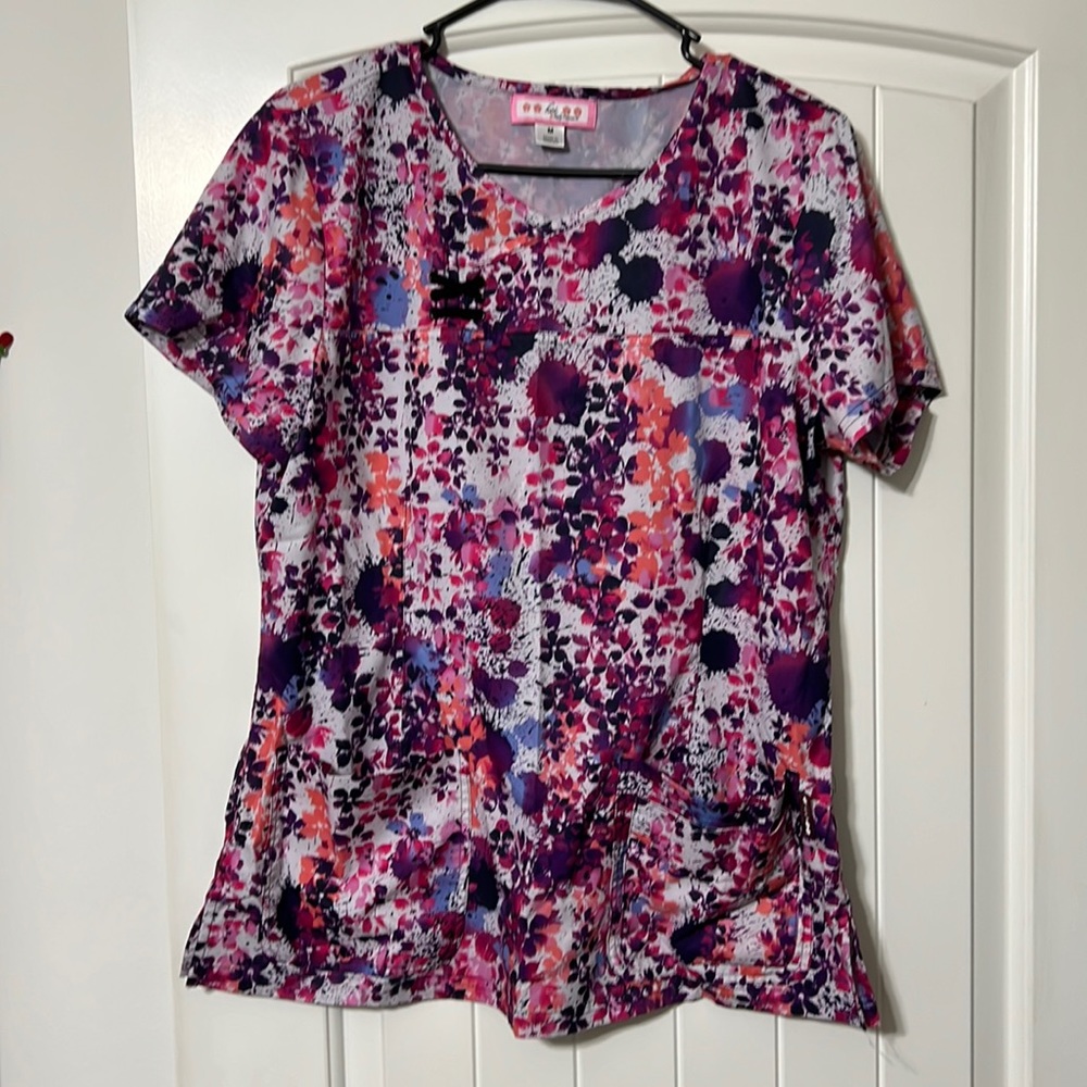 Koi scrub top